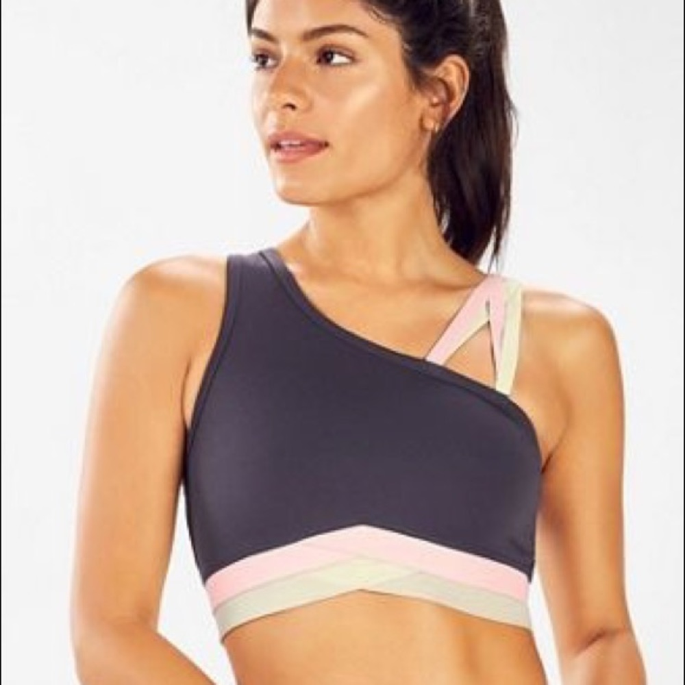 Fabletics Winn 1 Shoulder Sports Bra S